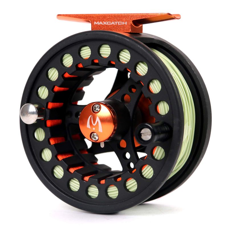 M MAXIMUMCATCH Maxcatch ECO Pre-Loaded Fly Fishing Reel Aluminum Body ...