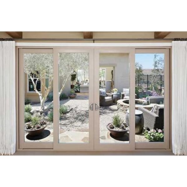 Mirror Silver Solid 1% - Twin Sided Privacy Solid Pro Mirror Window Tinting Tint Film, Solar Control Solid Silver Reflective Window Film (152cm, 2m)