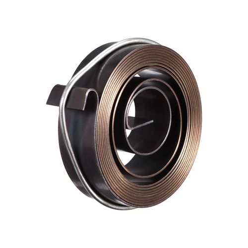 sourcing map Drill Press Return Spring, Quill Spring Feed Return Coil Spring Assembly, 6Ft Long, 65 x 19 x 1mm Hook Mount