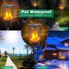 43" Solar Lights Outdoor Upgraded 96LED Waterproof Flickering Flames Torch Light