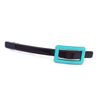 Wardani,Skinny long barrette with rectangle shape Buckle 2 tone 554T (Turquoise)
