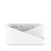 Umbra Glam Organizer per prodotti di bellezza, Bianco/grigio