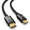 PAXO 2m MICRO USB to USB C cable, OTG, charges USB C devices, charging cable, charging adapter, data cable, USB 2.0