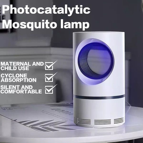 LED Insect Trap Pest Control Light Fly Killer Electric Silent Mosquito Killer