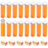 11 Dram 72pcs Empty Pill Bottles with Desiccant Caps Pharmacy Vial  Container