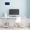 AcuRite 75111M 10-inch LED Digital Clock with Auto Dimming Brightness Blue