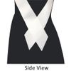 RibbonsNow Homecoming Court Sashes (White) – 12 Count Bulk Pack