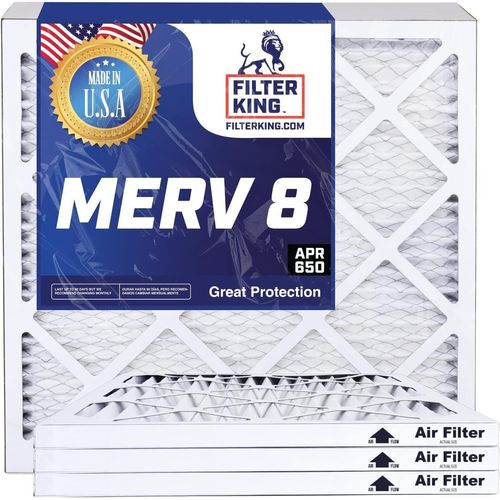 Filter King 20x32x1 Air Filter 4-PACK MERV 8 Actual Size 20 x 32 x .75"