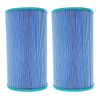 Hurricane 2 Pack HF6430-01M Elite Aseptic Spa Filter Cartridge Replacement, Blue