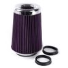 3", 3.5", 4" Inlet Long Performance High Flow Cold Air Intake Cone Dry Filter
