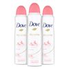 Dove Antiperspirant Deodorant Rose Petals, 3.8 Oz, Pack of 3