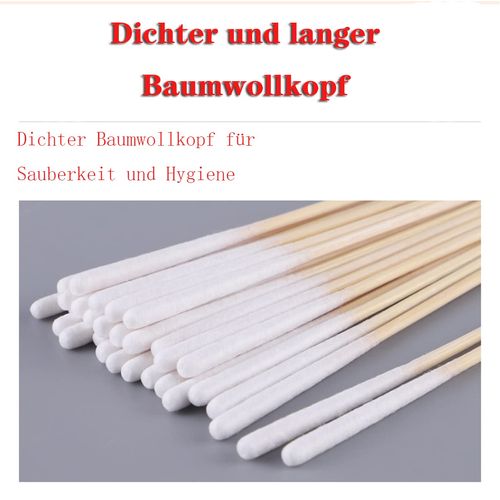 YUTOU Wooden Pet Ear Cleaner 180 Pieces Pet Dog Cotton Buds Ear Cleaning Sticks Swab Sticks Cotton Tip Swabs Bud Ear Sticks for Pets Dog Cat