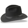 Tilley TWF1 Montana Wool Fedora Hat (Brown, 7 1/8)