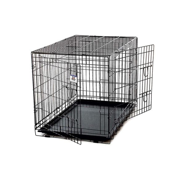 Pet Lodge Double Door Wire Dog Crate Medium