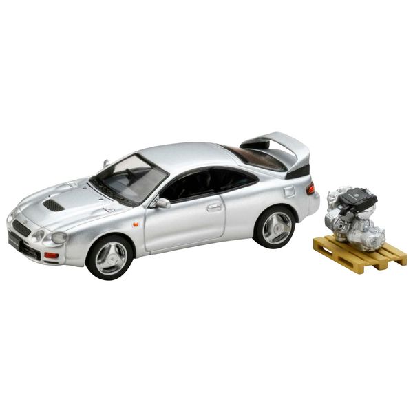 1/64 Toyota Celica GT-FOUR WRC Edition (ST205) with Engine Display Model Silver