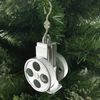 Jabtek LISTER Stationary Engine Christmas Tree Bauble Silver