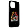 iPhone 13 Pro Max Paintballing Paintball Chess with guns for Paintball Player Case