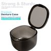 Upgraded Denture Bath Box Leak-Proof Retainer & Mouth Guard Cleaning Case
