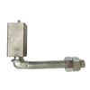 5/8" X 4" Adjustable Gate Square Hinge Zinc Plated 180 Degrees