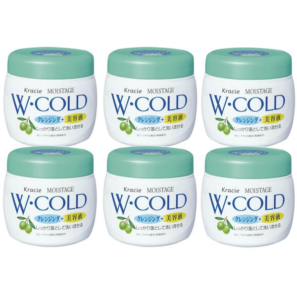 Moistage W Cold Cream, 9.1 oz (270 g) x 6 Packs