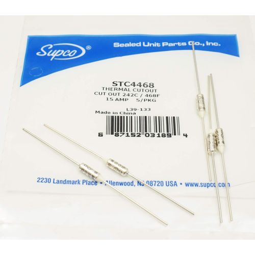 STC4468 Genuine OEM Supco Thermal Cutout 15 Amp 5 PK