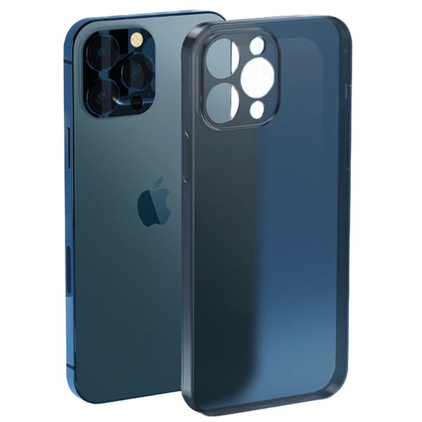 fine-R iPhone 14 Pro Air Skin Blue Case Cover, Ultra Thin, Ultra Lightweight, Naked Feel, 0.01 inch (0.3 mm), 0.3 oz (8 g), Thin, Lightweight, Smooth, Matte, Anti-Fingerprint, PP Material, Full
