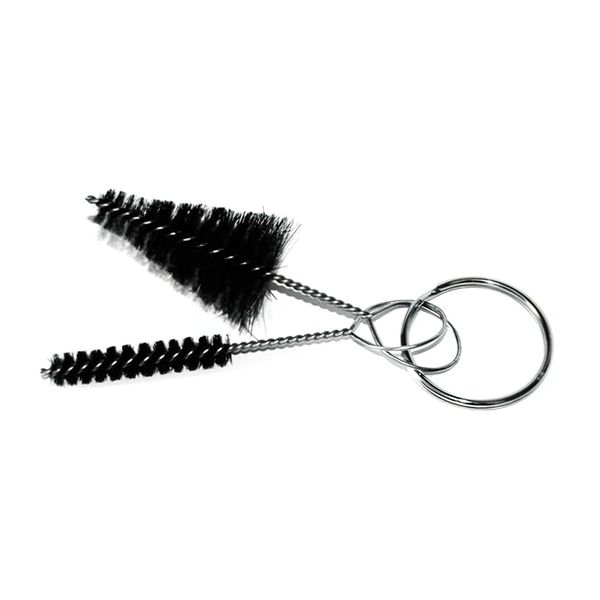 Birkmann 199019 Mini Brushes Set of 2 on a Ring / 1 x 8 mm / 1 x conical 10 - 30 mm