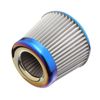 Skyplanet 76mm 3" Universal Intake Air Filter High Mesh Cone(Silver)