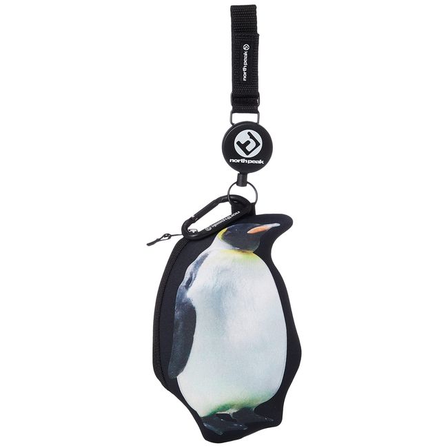 North Peak NP-5396 PENGUIN Pass Case, Ticket Case, Lift Ticket Holder, Pouch, Carabiner, Auto Reel Included