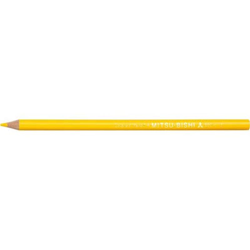 Mitsubishi Pencils 880 3, Yamabuki Color, 12 Pieces, Color Pencils 880 ...