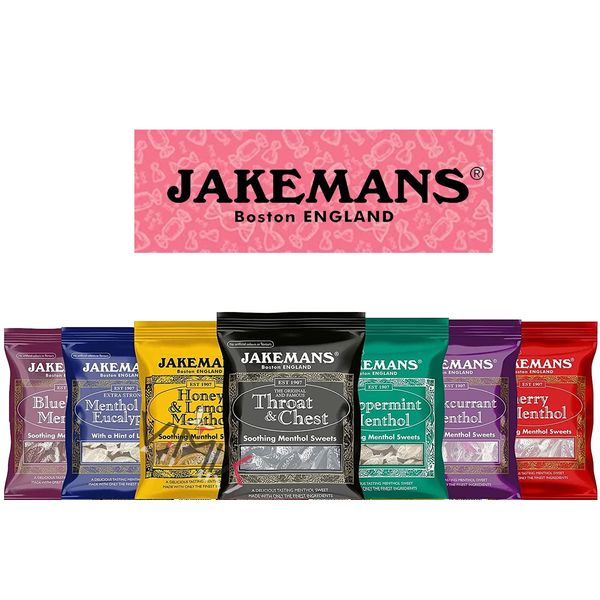 JAKEMANS THROAT AND CHEST MENTHOL BAG Menthol 73g | Pick any Flavor & Number of Packs