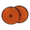 Carpoint 0413960 Reflector Round 70 mm 2 Pieces Orange