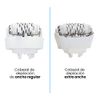Braun Replacement Hair Removal Head 67030946 Compatible with Braun Silkepil 7 Xpressive Pro and Braun Silk Epil 5, White