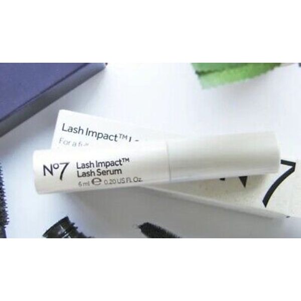 No7 Lash Impact Lash Serum For visibly fuller thicker dark lashes 0.2 oz
