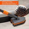 Professional 56" Long Handle Tub and Tile Scrubber - No Scratch Microfiber
