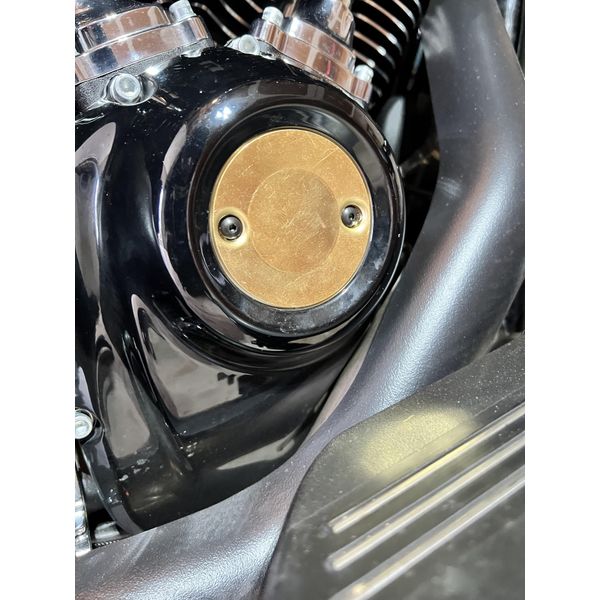 M8 Brass Timing Cover, Points Timer Cam Plate, Model 667B