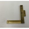 Right HL Cabinet Hinge 3-3/4" x 3-1/2" Solid Brass
