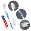 Disposable Toothbrushes with Toothpaste Individually Wrapped, Travel Kit whit Plastic Zip Bag,Toothbrush Head Cover, Bulk Toothbrush for Homeless,Travel,Shelter,Air Bnb,Hotel,Guest Apartment(20)