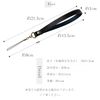 Trend S.S Classic Genuine Leather Strap, Leather Strap, String Strap, Hand Strap, Mobile Phone Strap, Fall Prevention, Black
