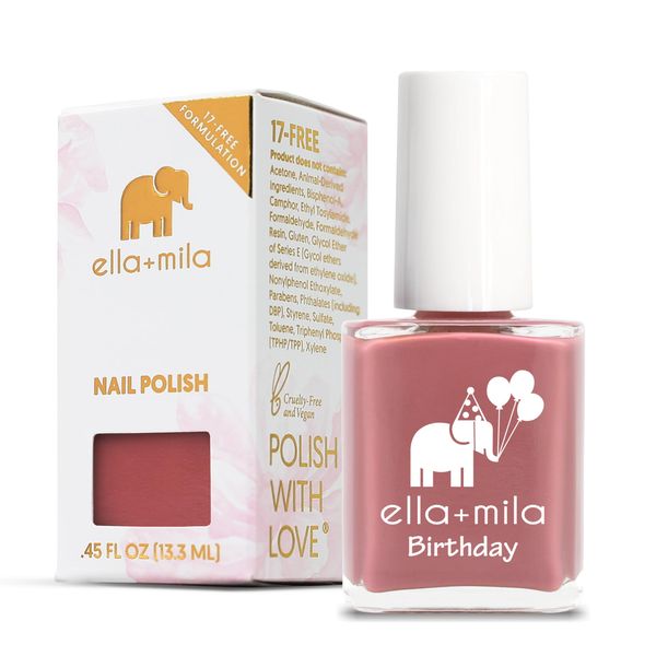 ella+mila Professional Nail Polish - Quick Dry Nail Polish - Long-Lasting & Chip Resistant Formula (Birthday Collection - Sixth Fix - 0.45 fl oz)