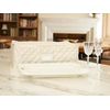 Platter Serveware Storage With Tray - Washable and Stain Resistant, ID Window, Kitchen Storage, Cream