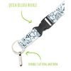 Limeloot STEM Math Science Graphing Paper Premium Lanyard with Breakaway, Release Buckle, and Flat Ring.