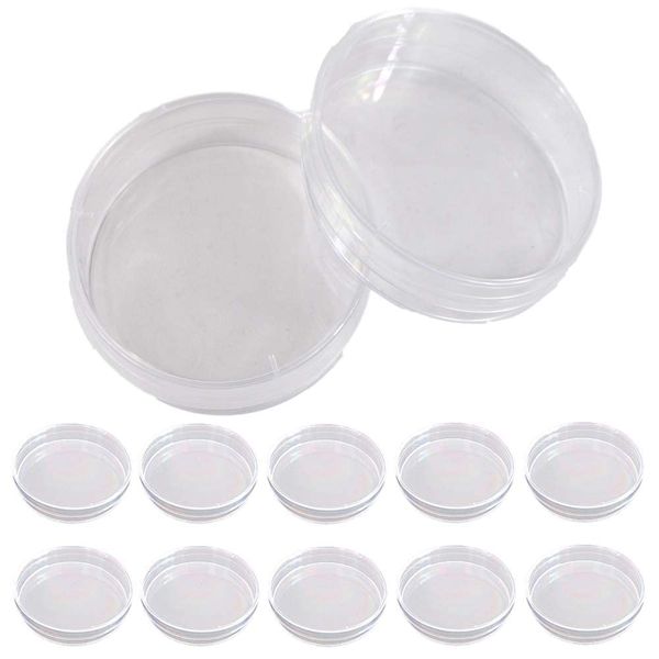 TKY Petri Dish, Petri Dish, Cell, Microbial Culture Experiment, Inspection, Research, Container, Plastic, Set of 12 (35 mm)