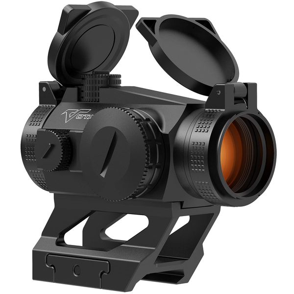 Votatu Red Dot Sight, VRD501 2MOA Auto Off and Motion Awake Red Dot Site with Co-Witness and Low-Profile Mount, Anti-Reflection Device and Flip Up Lens Cover