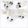 4 Pcs Adjustable Mesh Cat Foot Covers - Anti Scratch Cat Mittens for Pet Bathing, Cutting Nails, Checking