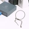 SIMPLÍ BASIC Adjustable Chain Bracelet, Stainless Steel (Stainless Steel)