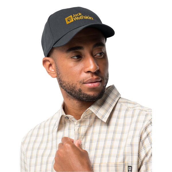 Jack Wolfskin Unisex Cap Baseballkappe, Phantom, Einheitsgröße EU