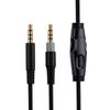 HyperX Cloud Alpha Replacement Cable, Compatible with HyperX Cloud Alpha Gaming Headsets, 3.5mm Headsets Aux Cord, Inline Mute, Volume Control, 6.5 Ft, Black