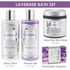 Jasmine Lavender Bath and Body Spa Gift Set with Mud Mask