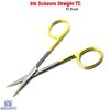 Surgical Premium Iris Scissors Straight TC Dental Veterinary Tissue Instruments 